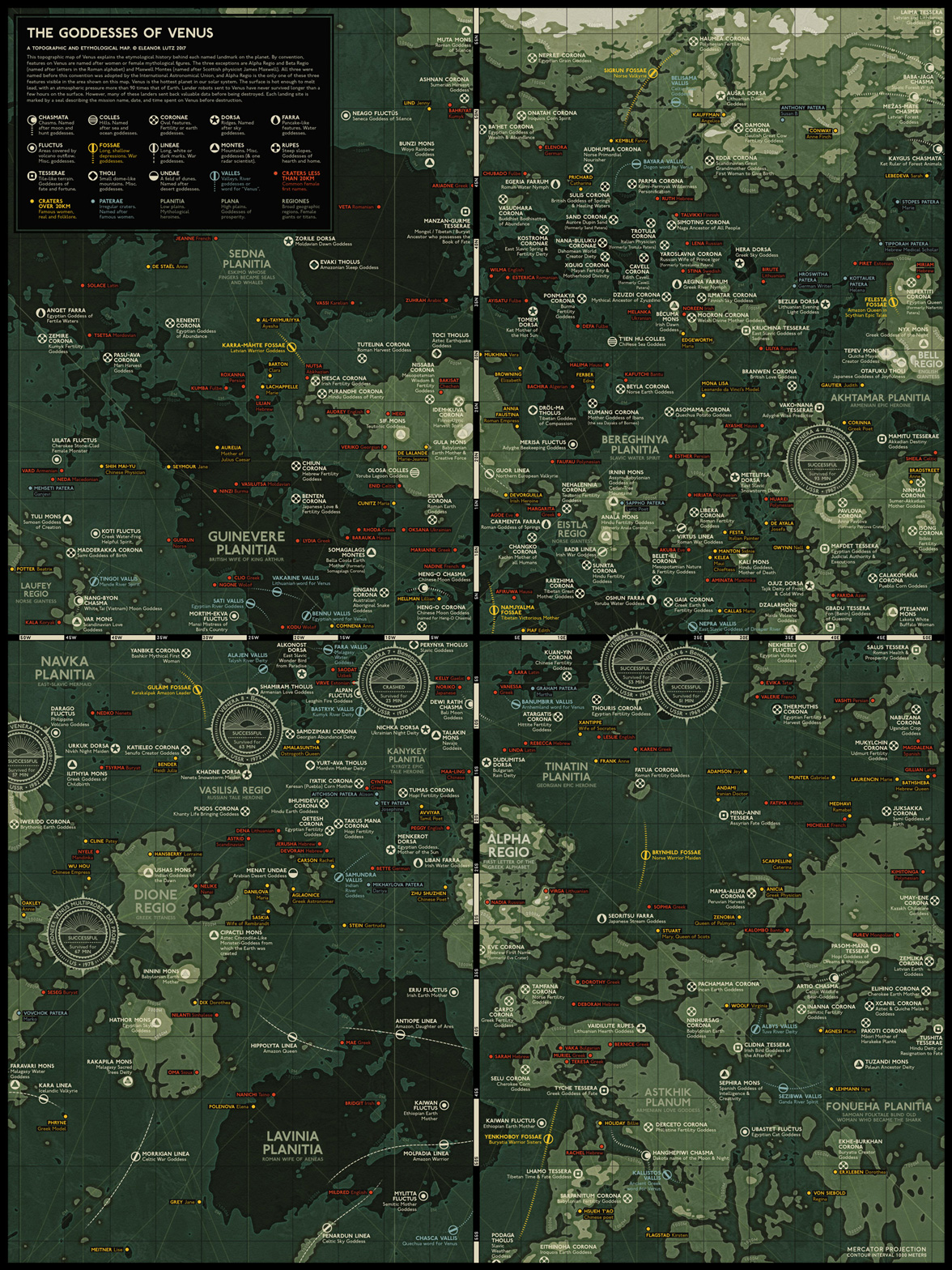 Destiny: Map of Earth, Moon, Venus and Mars