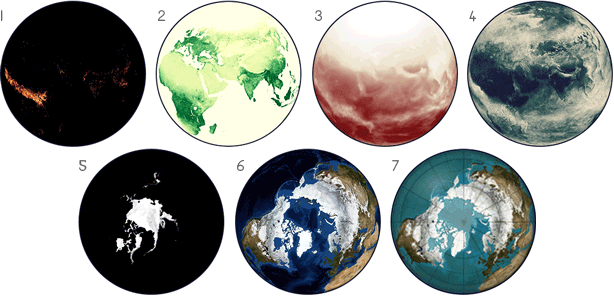nasa earth map